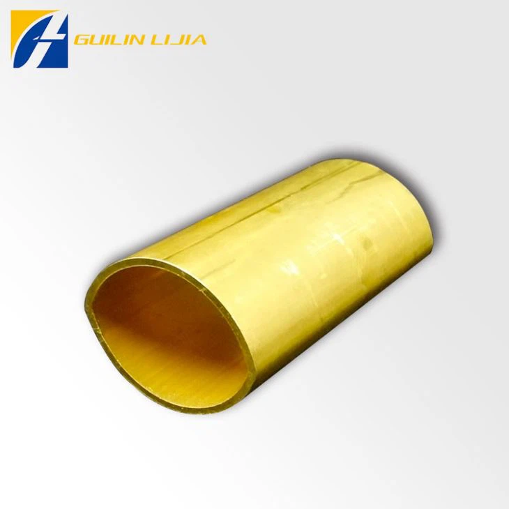 Oval Brass Tube for Decoration
